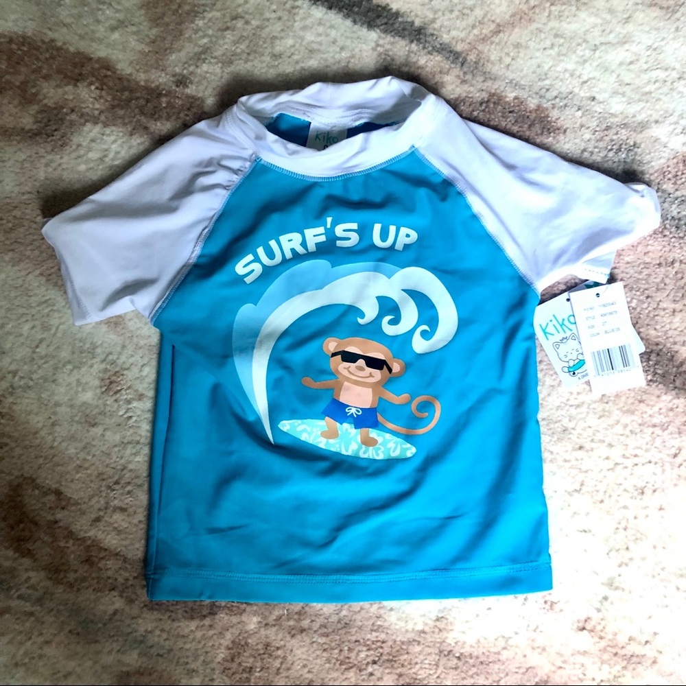 { Kiko & Max } Surf’s Up NWT Swim Shirt